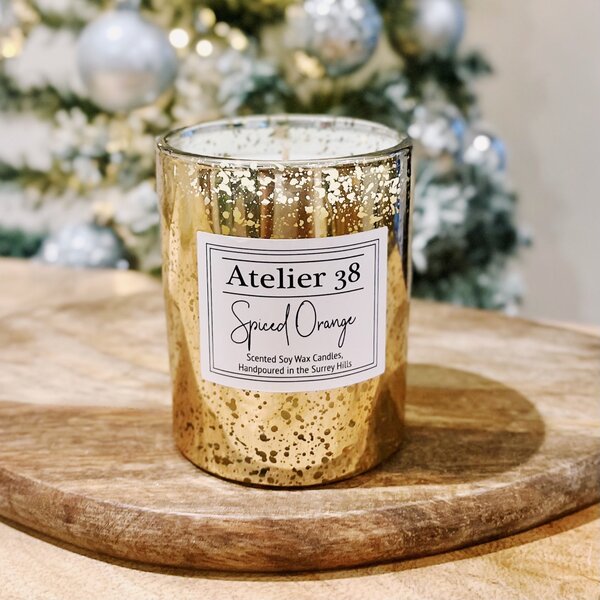 Atelier 38 Spiced Orange Soy Candle Gold