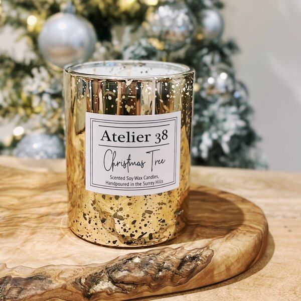 Atelier 38 Christmas Tree Candle Gold