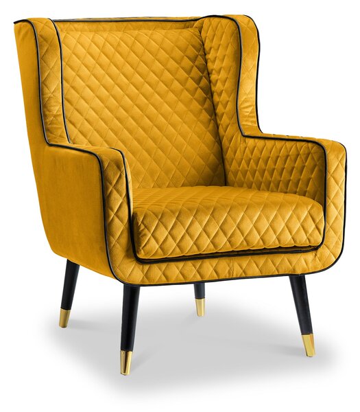 Monty Velvet Accent Chair | Occasional Armchair | Roseland Furniture