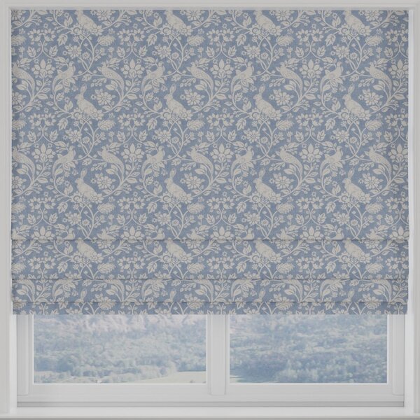 Heathland Made to Measure Roman Blind Indigo