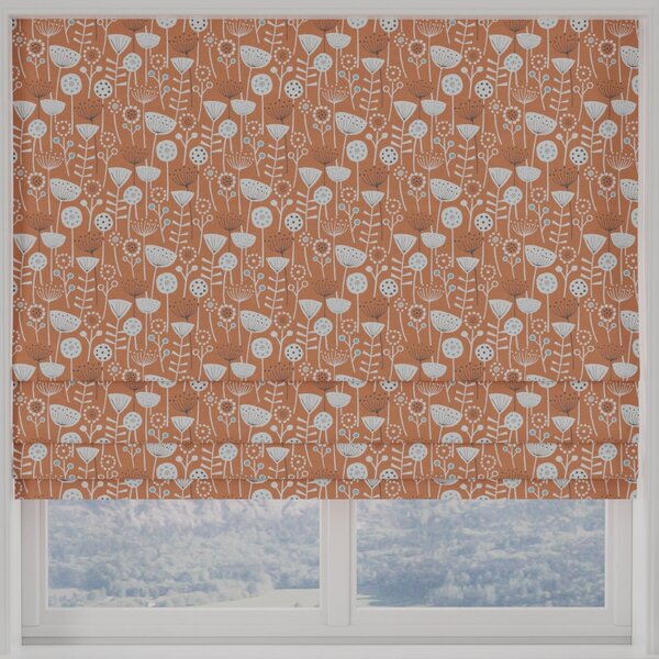 Bergen Made to Measure Roman Blind Burnt Orange