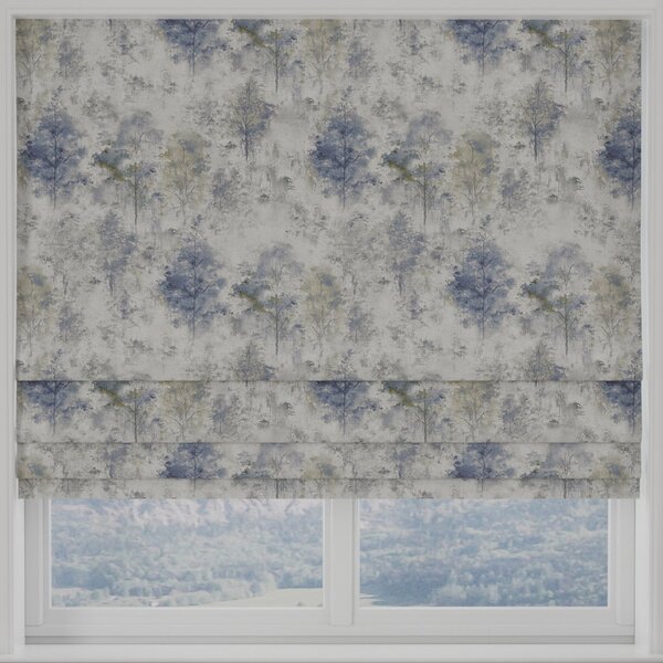 Woodland Made to Measure Roman Blind Saxon Blue