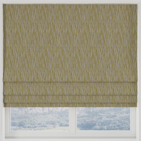 Linear Made to Measure Roman Blind Ochre