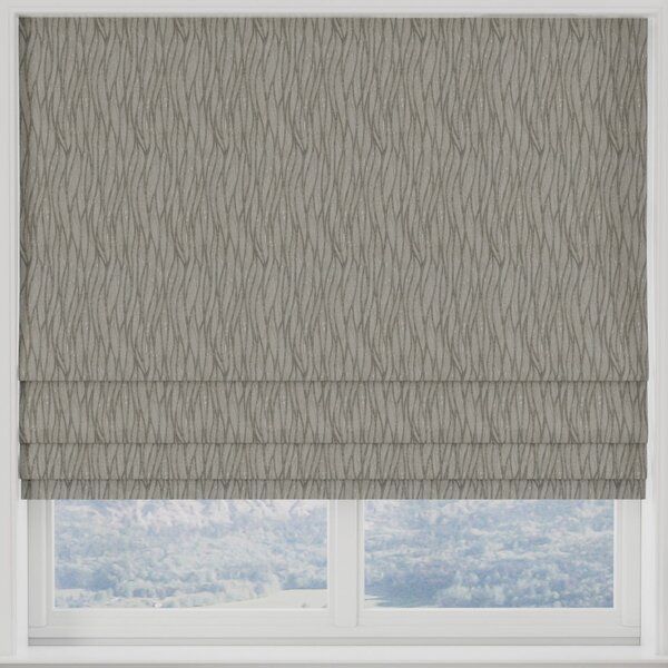 Linear Made to Measure Roman Blind Silver