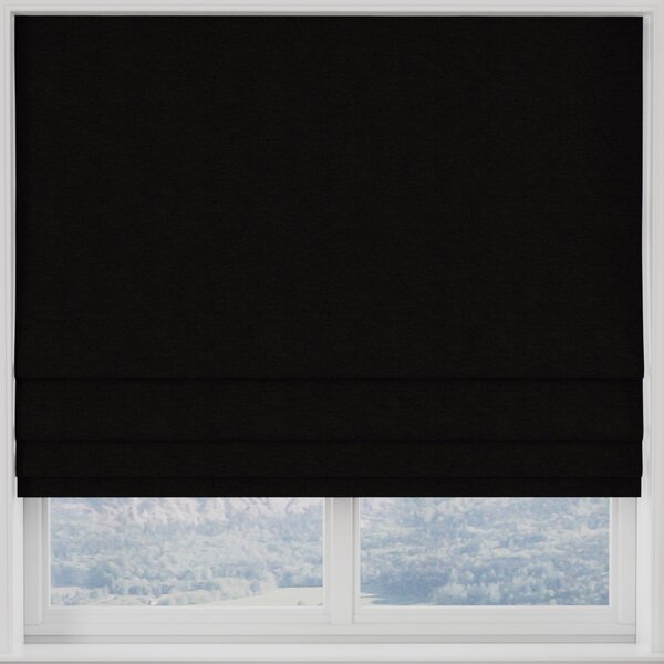 Kensington Made to Measure Roman Blind Black