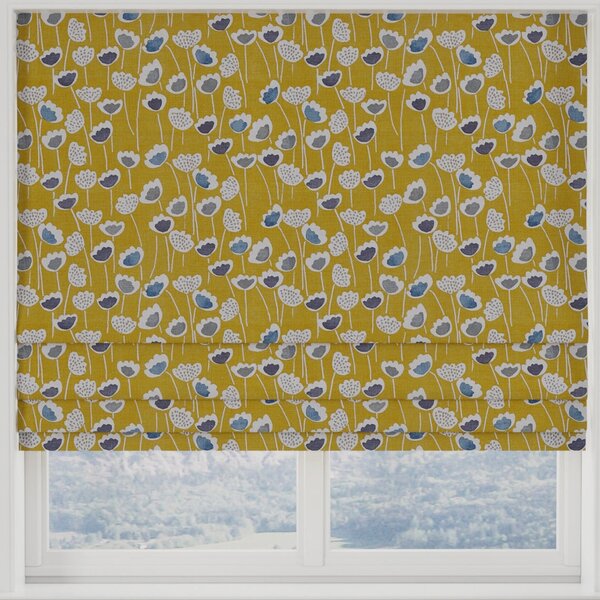 Clara Made to Measure Roman Blind Saffron