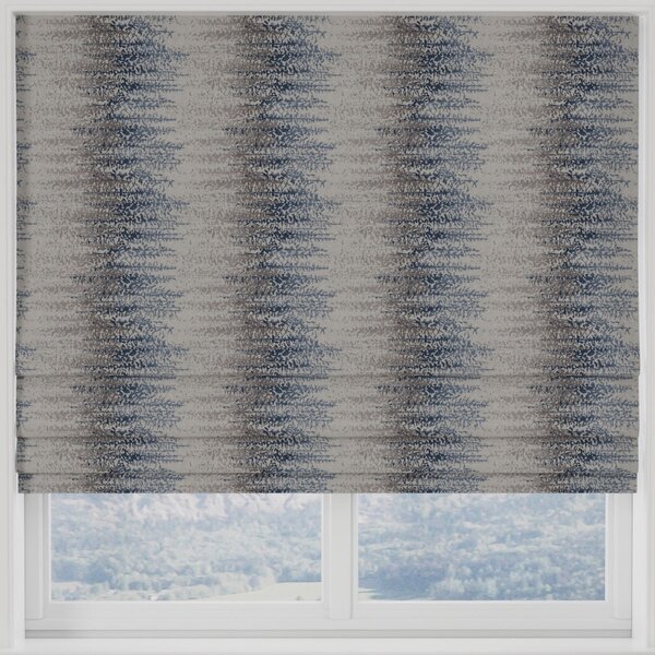 Byron Made to Measure Roman Blind Blue