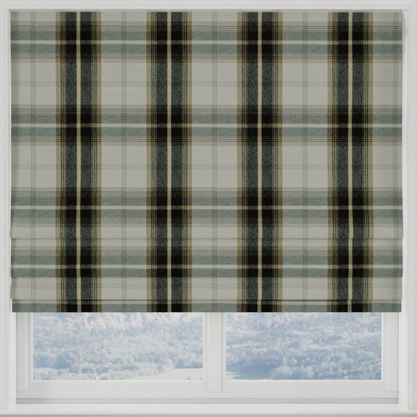 Balmoral Made to Measure Roman Blind Charcoal