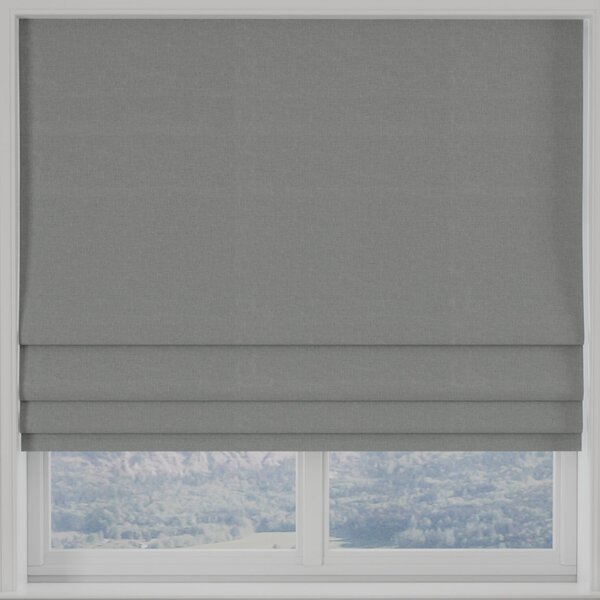Linoso Made to Measure Roman Blind Duckegg