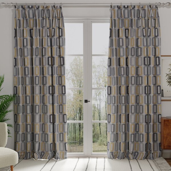 Dahl Made to Measure Curtain Ochre