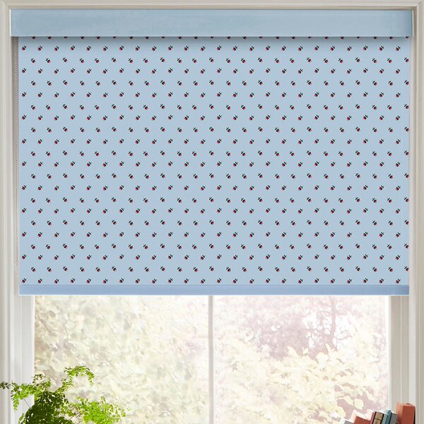Cath Kidston Rose Bud Made to Measure Roller Blind Blue