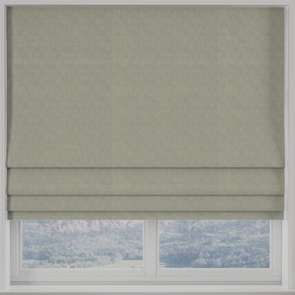 Turin Velvet Made to Measure Roman Blind Elephant
