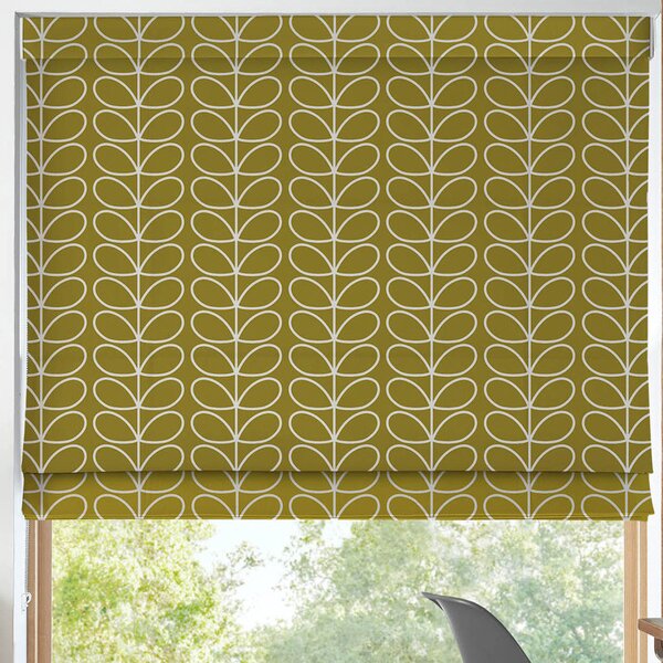 Orla Kiely Linear Stem Made to Measure Roman Blind Seagrass