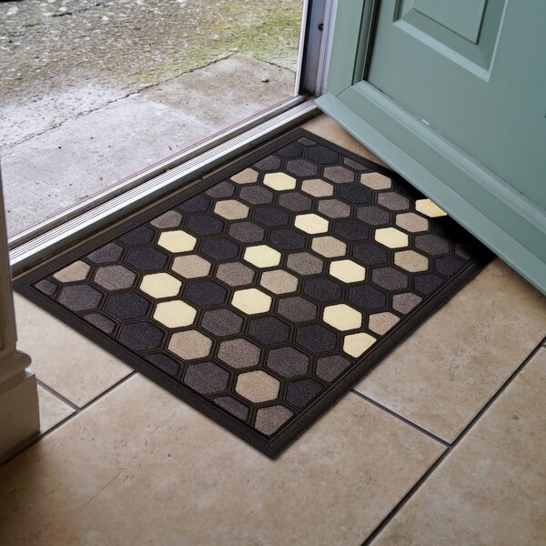 Scrape N Sorb Tile Outdoor Doormat Charcoal