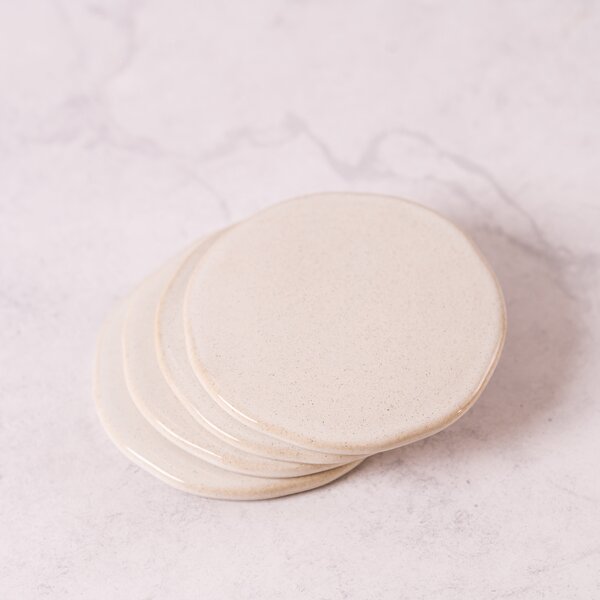 Amalfi Pack of 4 Coasters White