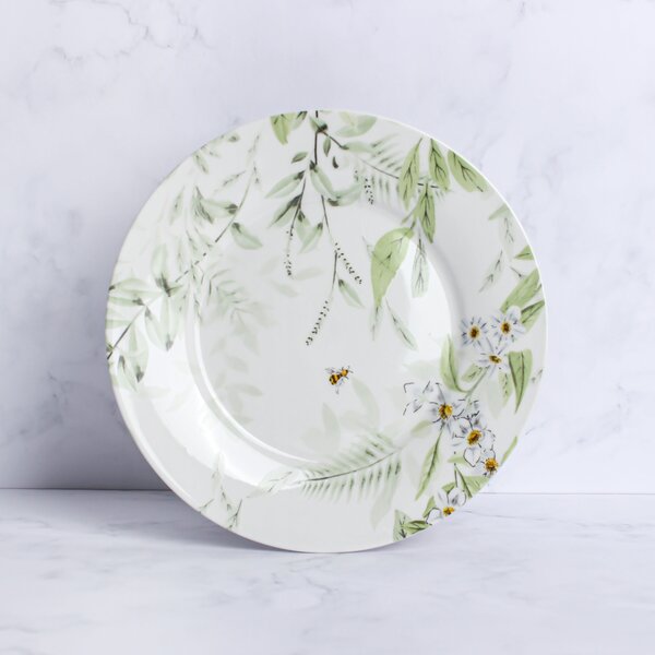 Willow Trail Sage Gloss Porcelain Side Plate Sage (Green)