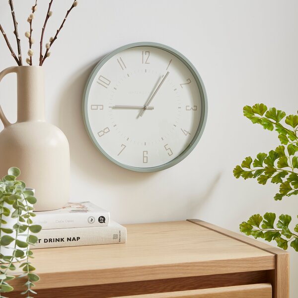 Malmo Round Wall Clock Sage (Green)