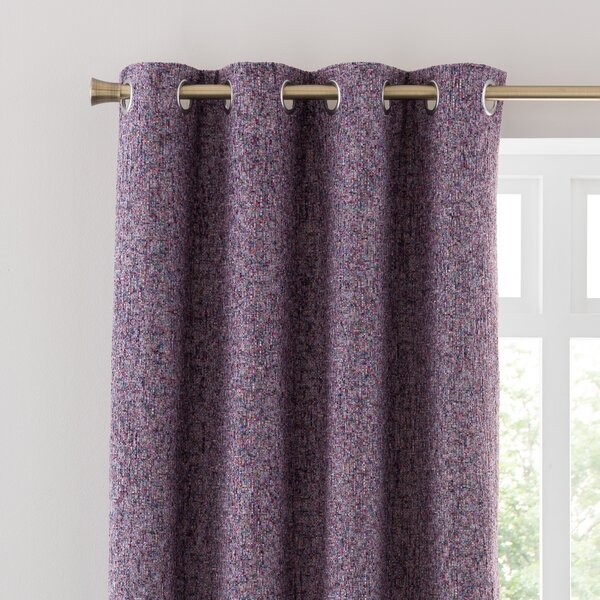 Mirabelle Eyelet Curtains Purple