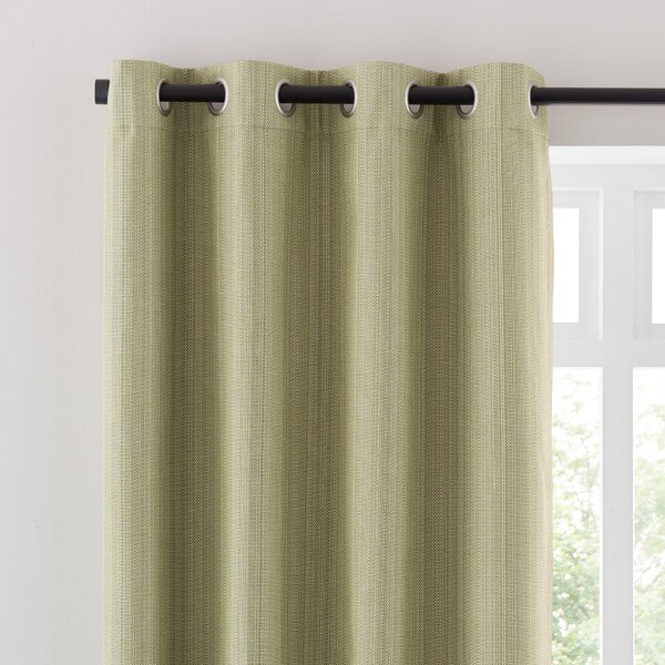 Neptune Blackout Eyelet Curtains Olive