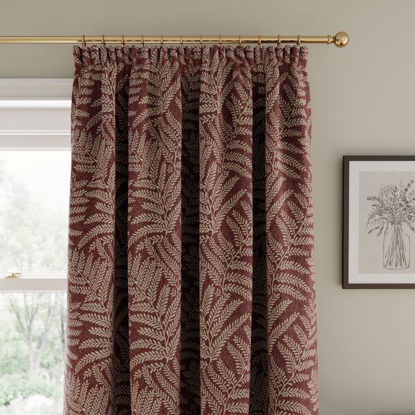 Alderly Pencil Pleat Curtains Clay