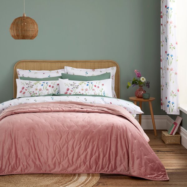 Pippa Bedspread Pink