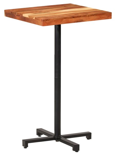 Bar Table Square 60x60x110 cm Solid Acacia Wood