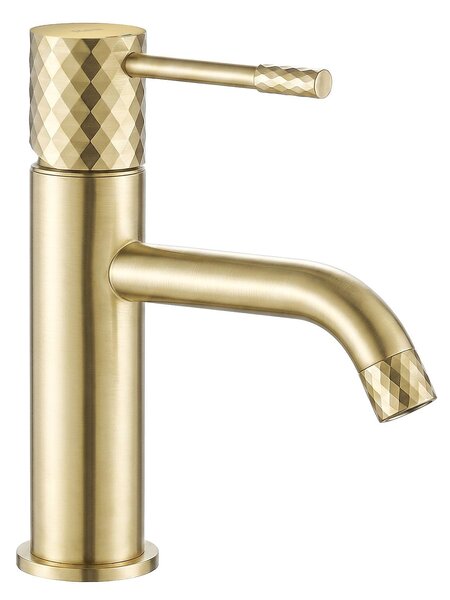 Bathroom faucet Rea Lungo Diamond Brush Gold