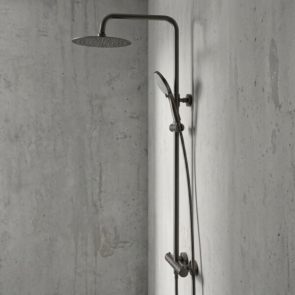 Shower set without spout with thermostat Rea Lungo Titan