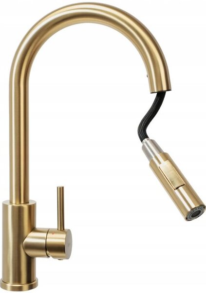 Kitchen faucet Fresh Touch Brush Gold