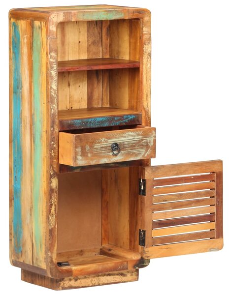 Highboard 45x32x110 cm Solid Reclaimed Wood