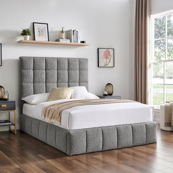 Limelight Starla Ottoman Bed Frame, Boucle Grey