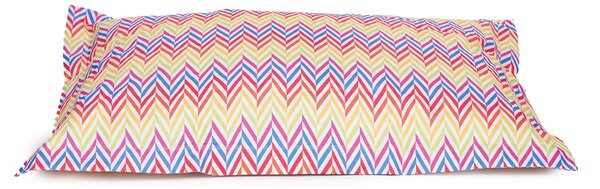 Kaikoo Chevron Print XL Floor Cushion Multicoloured