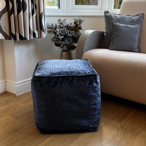 Daro Alex Cube Pouffe Navy