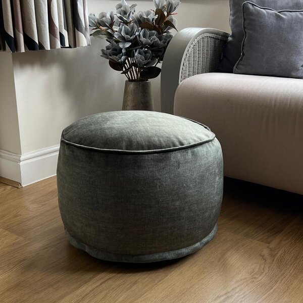 Daro Vogue Round Pouffe Green