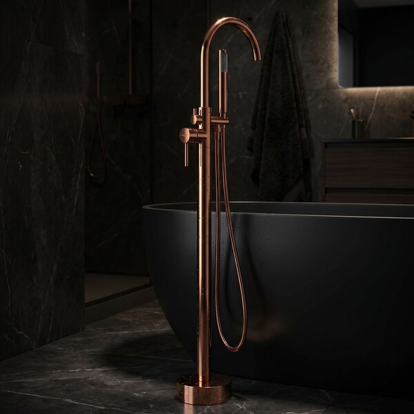 Free-standing faucet Rea Lungo Copper