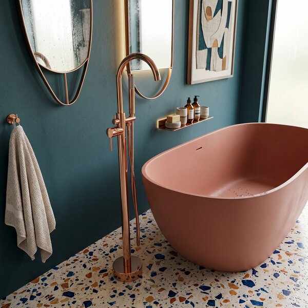 Free-standing faucet Rea Lungo Copper