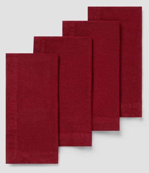 Rhubarb Linen Blend Napkins Set of 4 | Default | Piglet in Bed