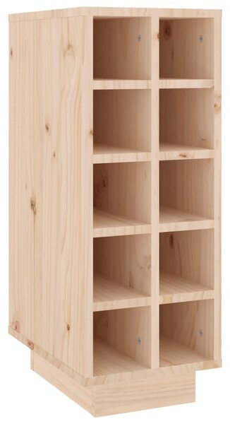 Wine Cabinet 23x34x61 cm Solid Wood Pine