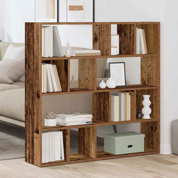 Ramona 105cm Wooden Book Shelf And Room Divider - Brown