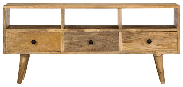 TV Cabinet 110x36x50 cm Solid Mango Wood