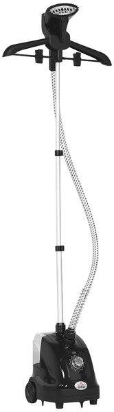 HOMCOM Clothes Steamer with Adjustable Pole Clothes Steamer 11 Steam Levels 41-110 cm Black