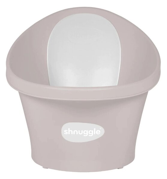 Shnuggle Newborn Baby Bath with Plug - Taupe