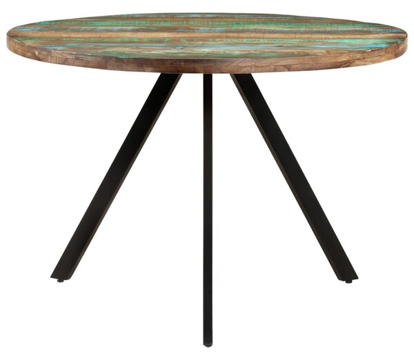 Dining Table 110x75 cm Solid Wood Reclaimed