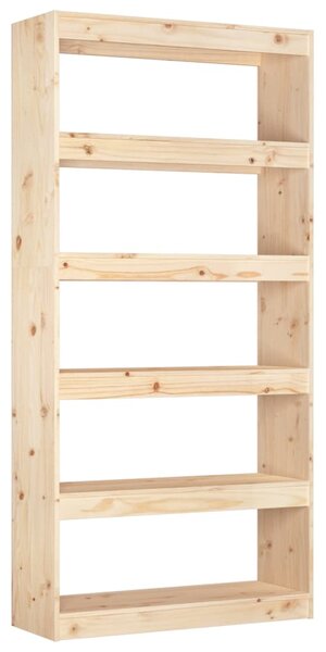 Book Cabinet/Room Divider 80x30x167.4 cm Solid Wood Pine