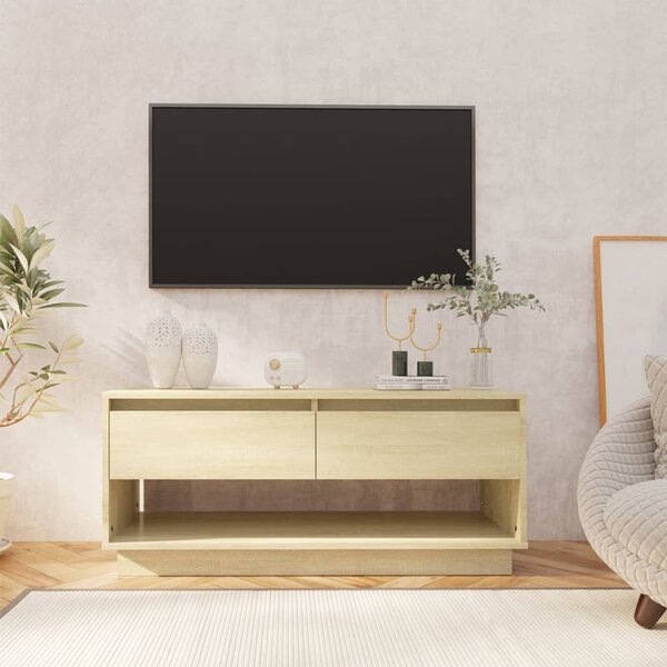 TV Cabinet Sonoma Oak 102x41x44 cm Engineered Wood