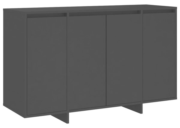 Sideboard Black 120x41x75 cm Engineered Wood