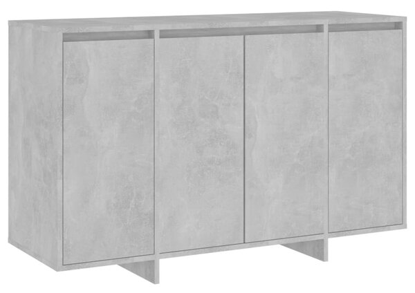 Sideboard Concrete Grey 120x41x75 cm Engineered Wood