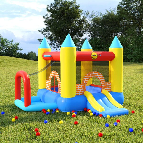 Happy Hop Inflatable Bouncer with Slide 300x280x202 cm PVC