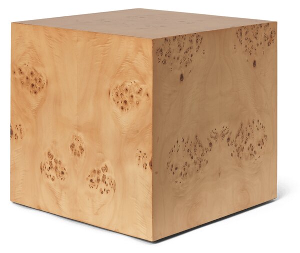 Ferm LIVING Burl Cube side table 40x40 cm Natural