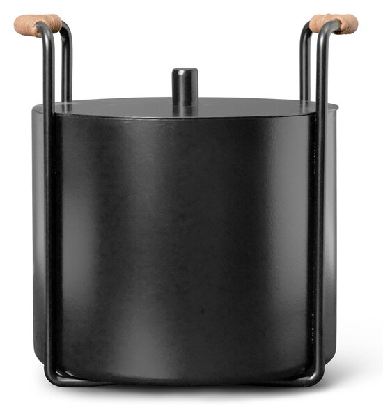 Ferm LIVING Port kindling and ash bucket Black